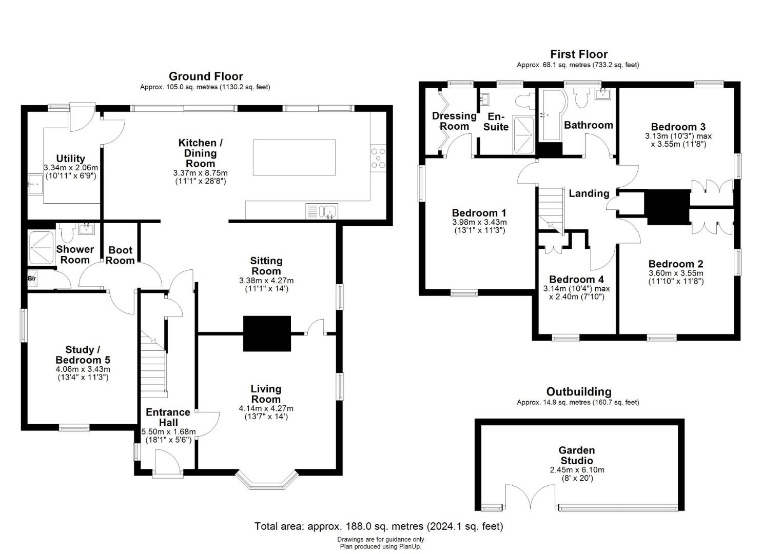 The Old Manse, 31, Glover Street, Over, Cambridge floorplan