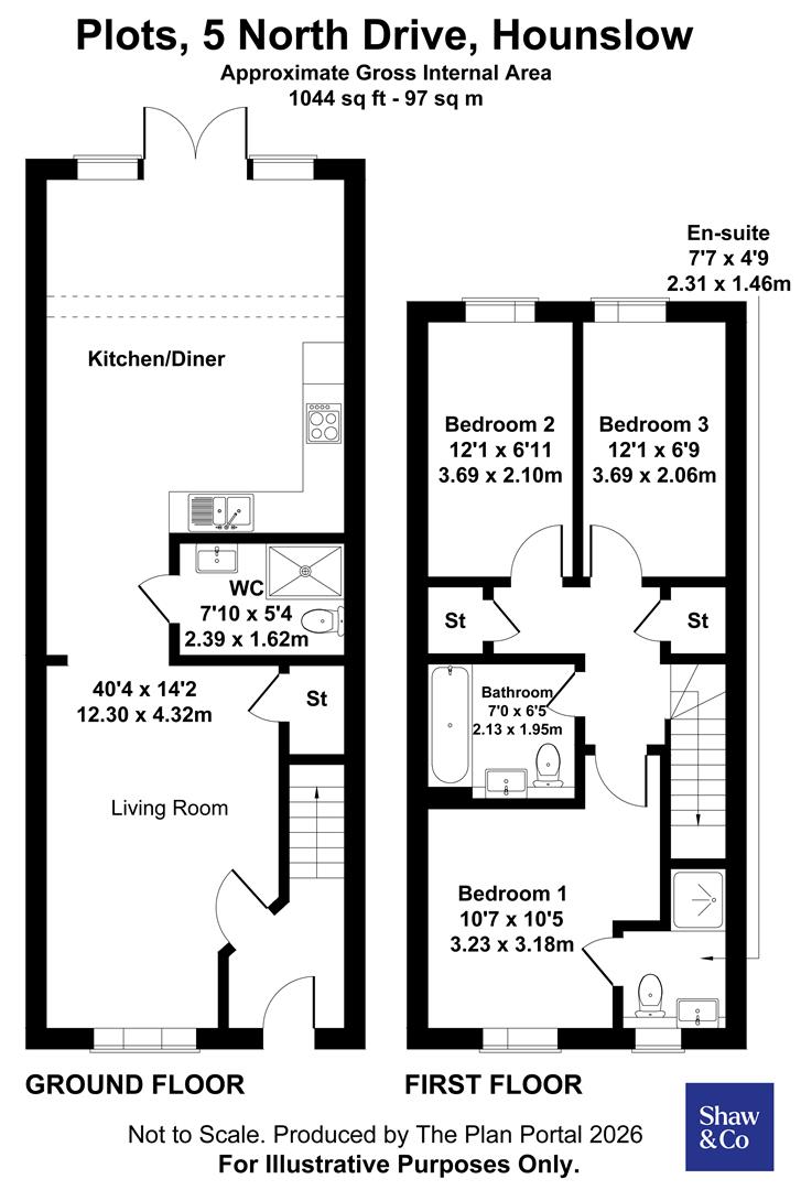 110, North Drive, Hounslow floorplan