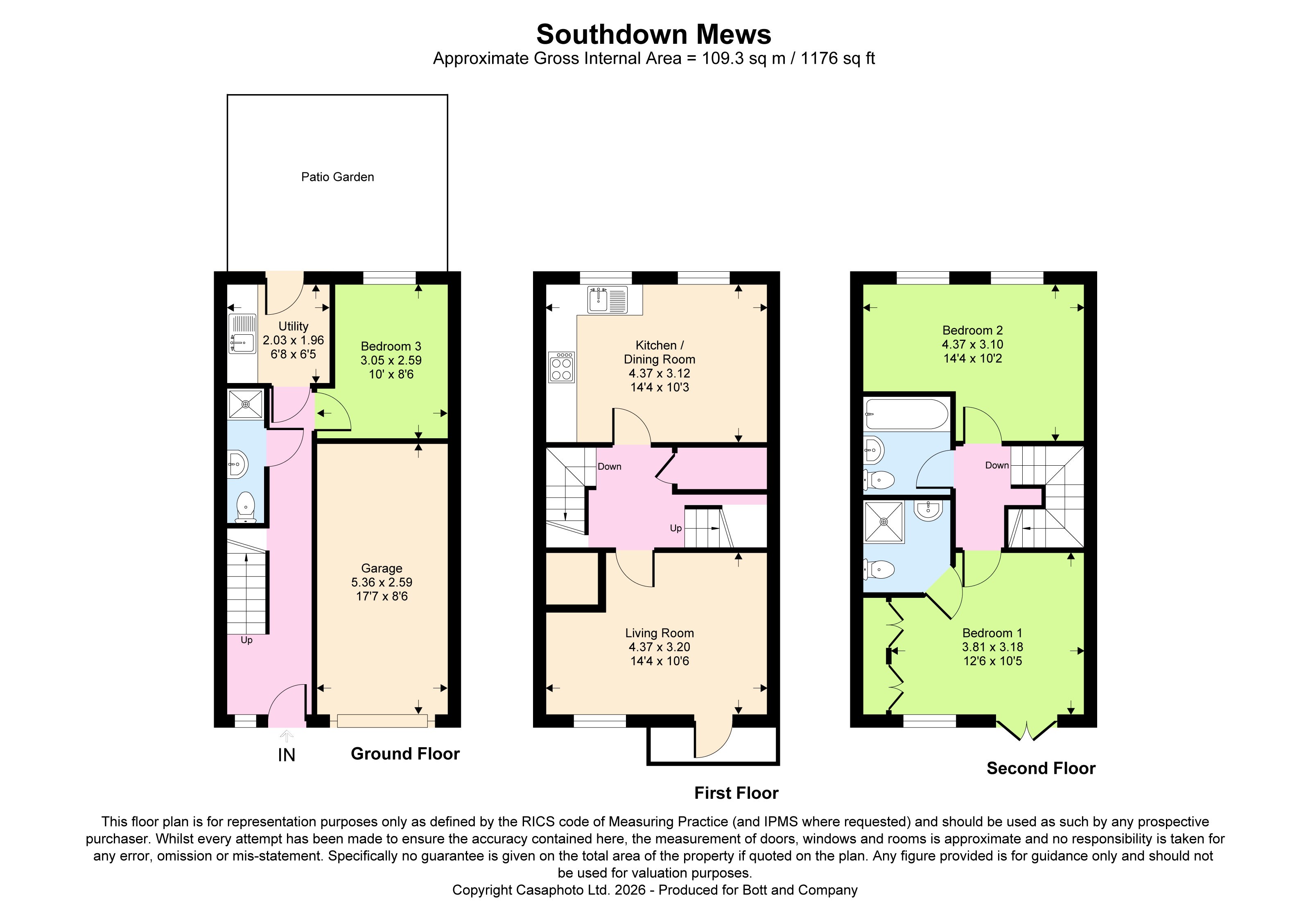 18, Southdown Mews, Brighton floorplan