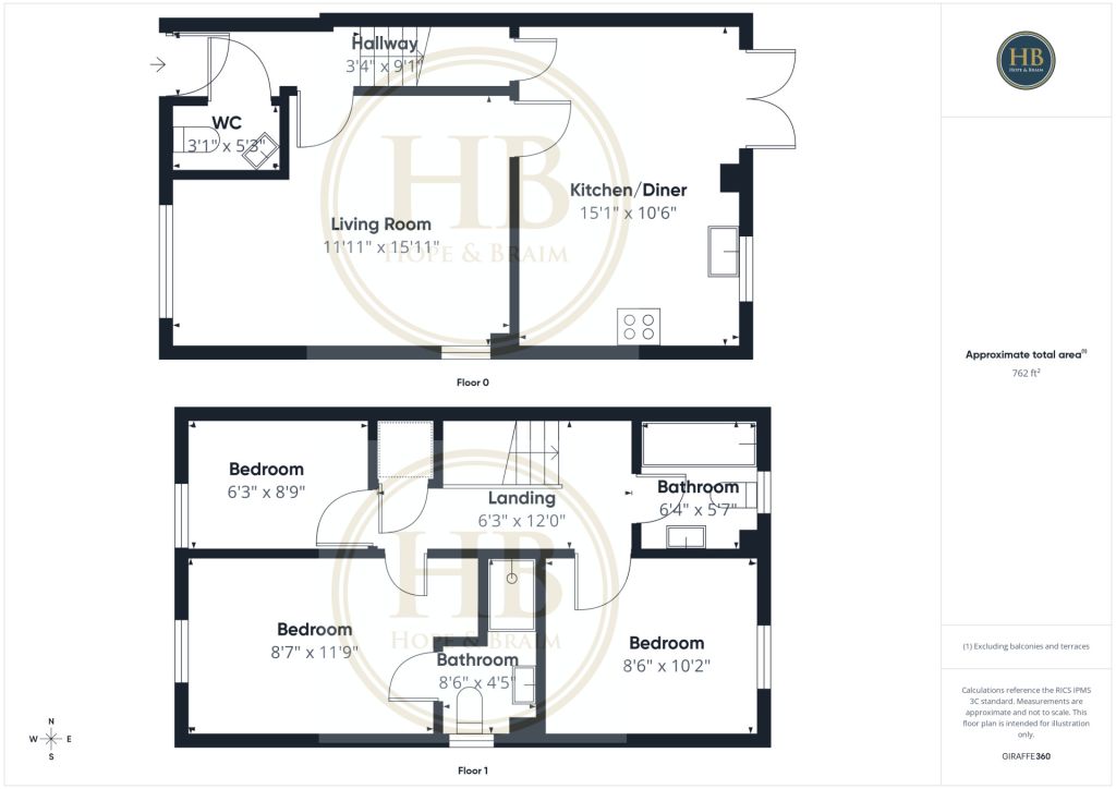 62, Anchorage Way, Whitby floorplan