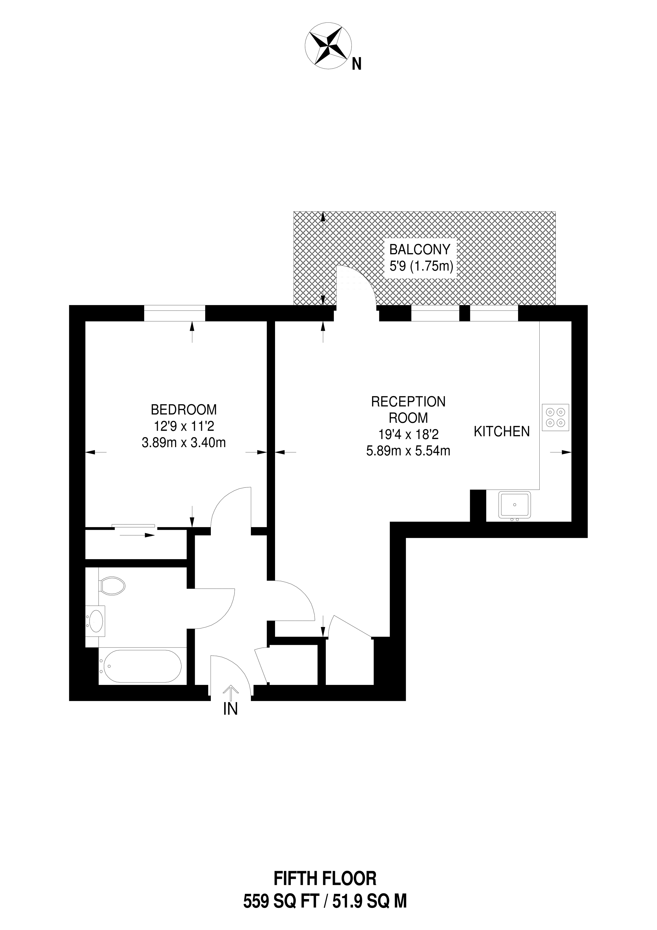 1 Bedrooms Flat to rent in Lyon Road, Harrow HA1