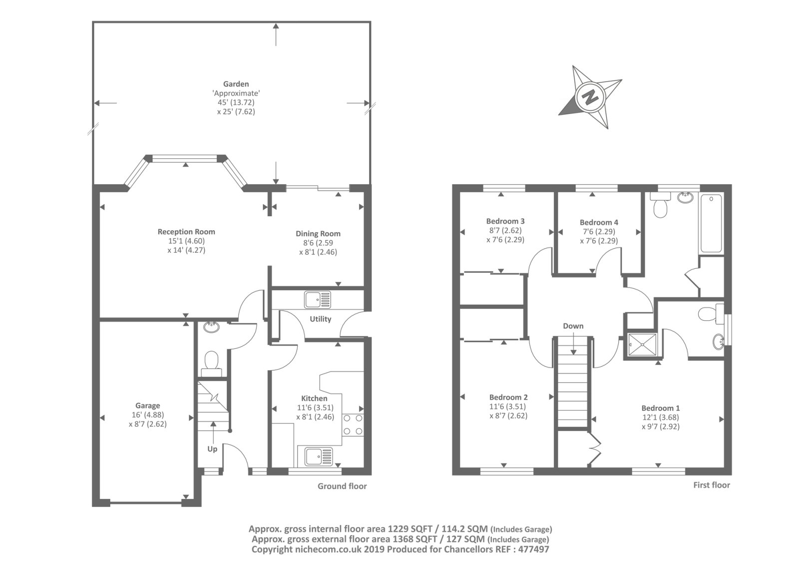 4 Bedrooms Detached house for sale in Kings Acre, Hereford HR4