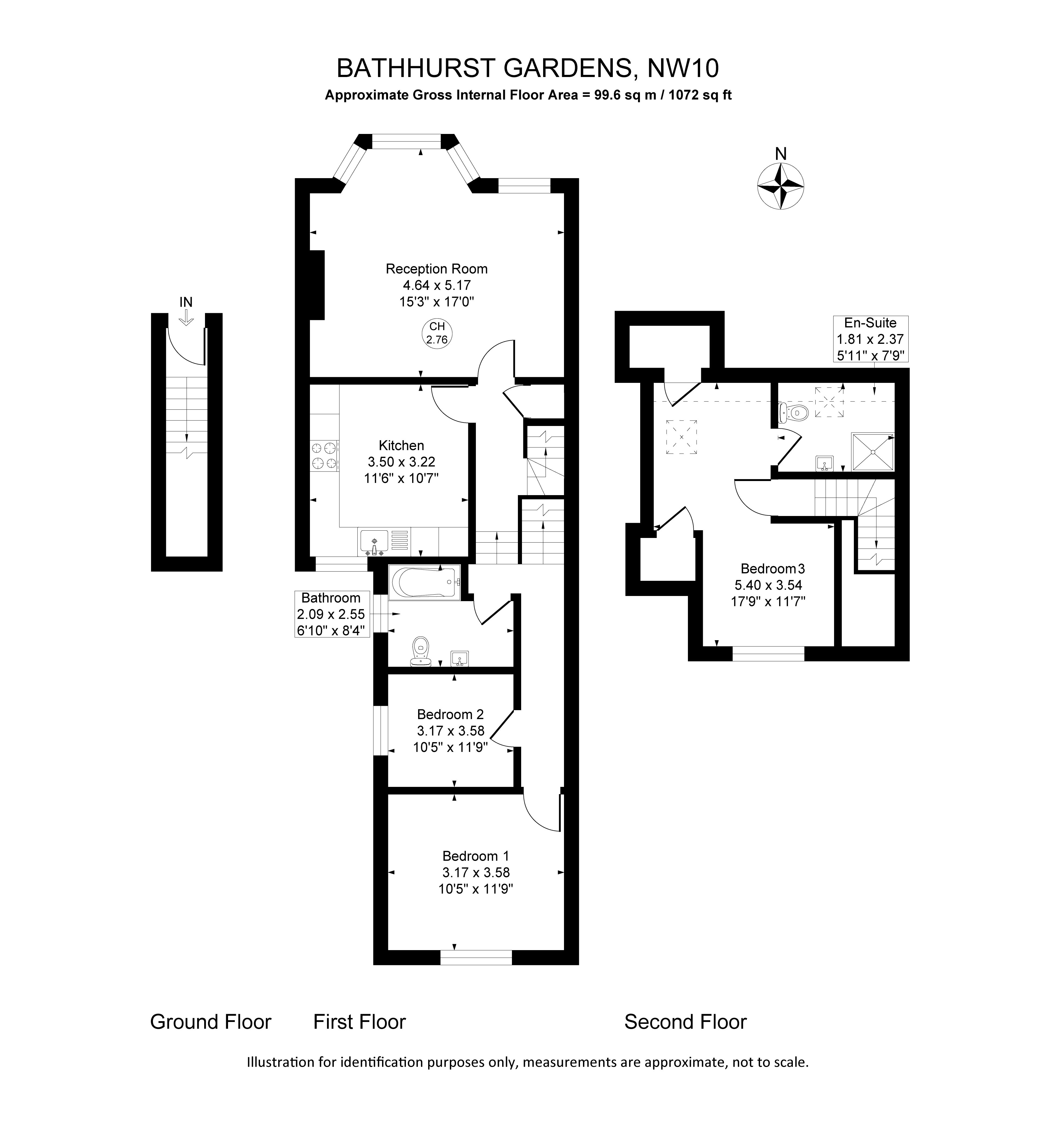 00T, Bathurst Gardens, London floorplan