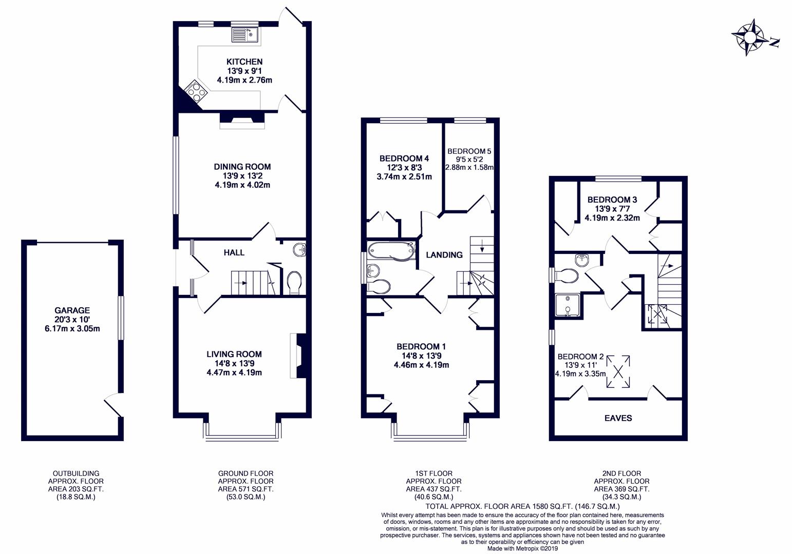 5 Bedrooms Semi-detached house for sale in Oxford Road, New Denham UB9