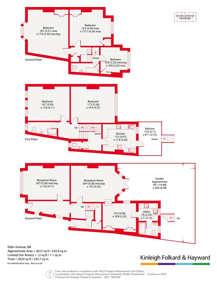 21, Elder Avenue, London floorplan