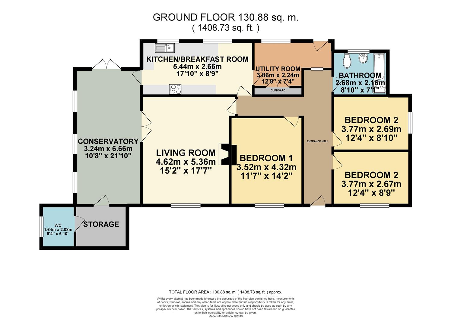 3 Bedrooms Detached bungalow for sale in Stoney Hills, Burnham-On-Crouch CM0