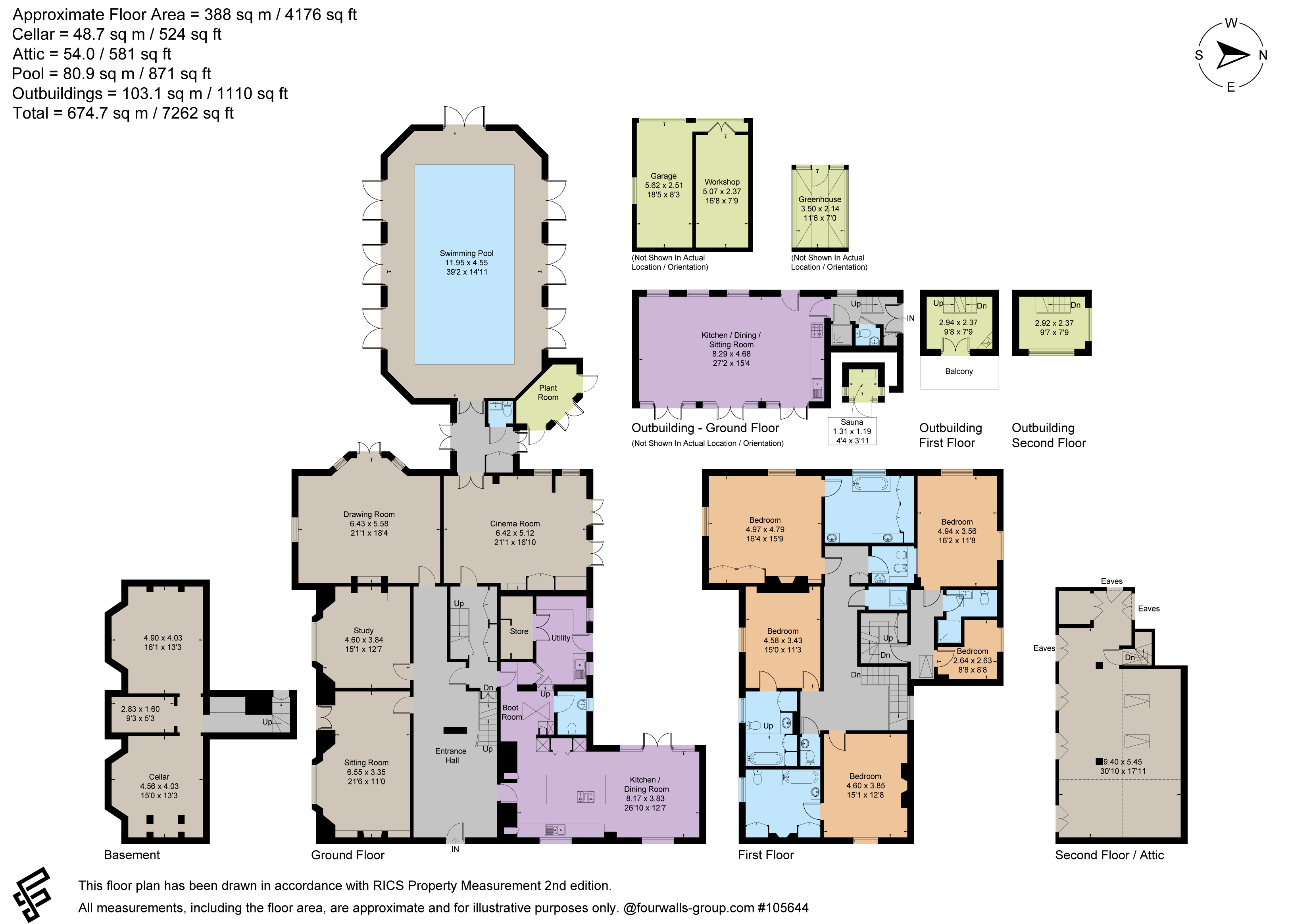 Dadbrook House,, Cuddington, Oxon/Bucks Borders floorplan