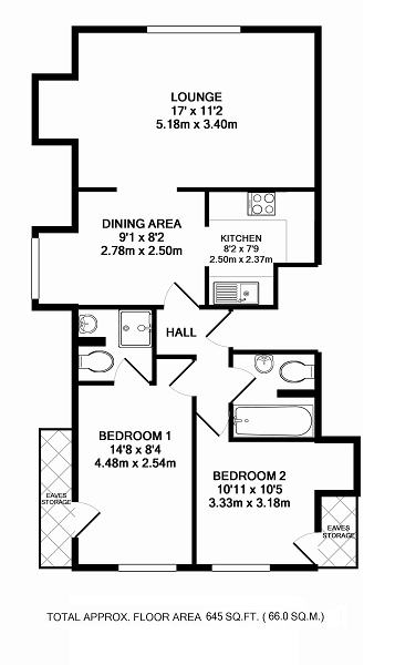 2 Bedrooms Flat to rent in The Avenue, Chiswick, London. W4