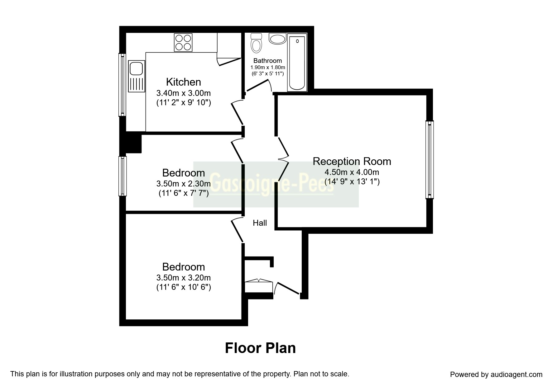 2 Bedrooms Flat to rent in Chapel Fields, Charterhouse Road, Godalming GU7