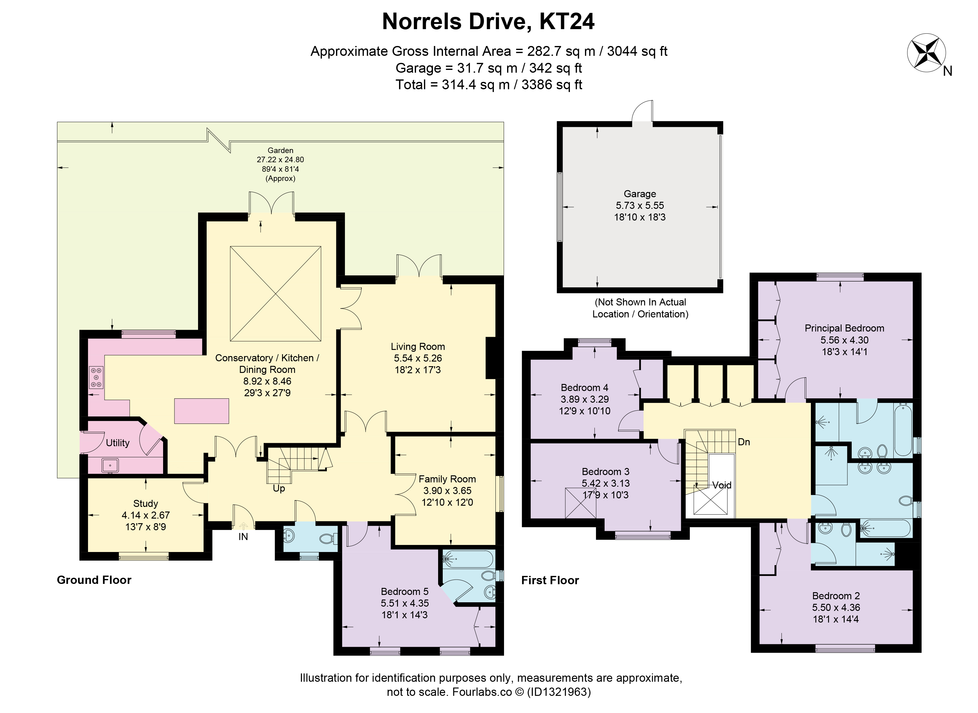Norrels Drive, Leatherhead floorplan