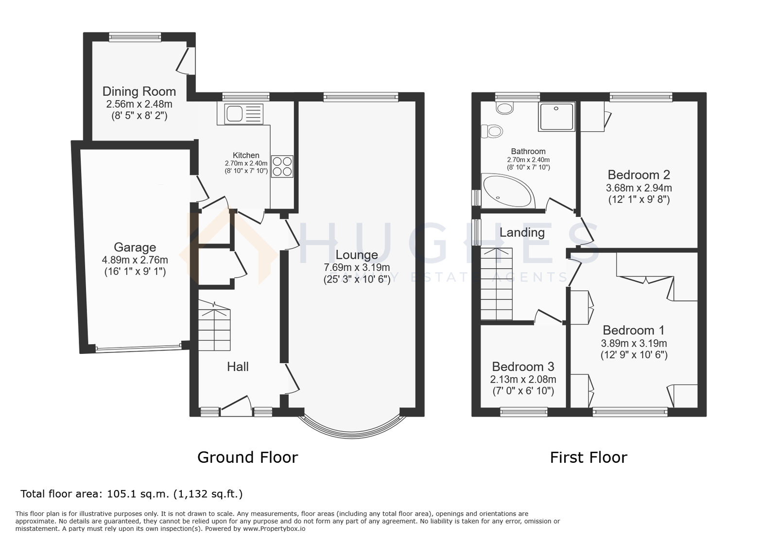 16, Ford Close, Dronfield floorplan
