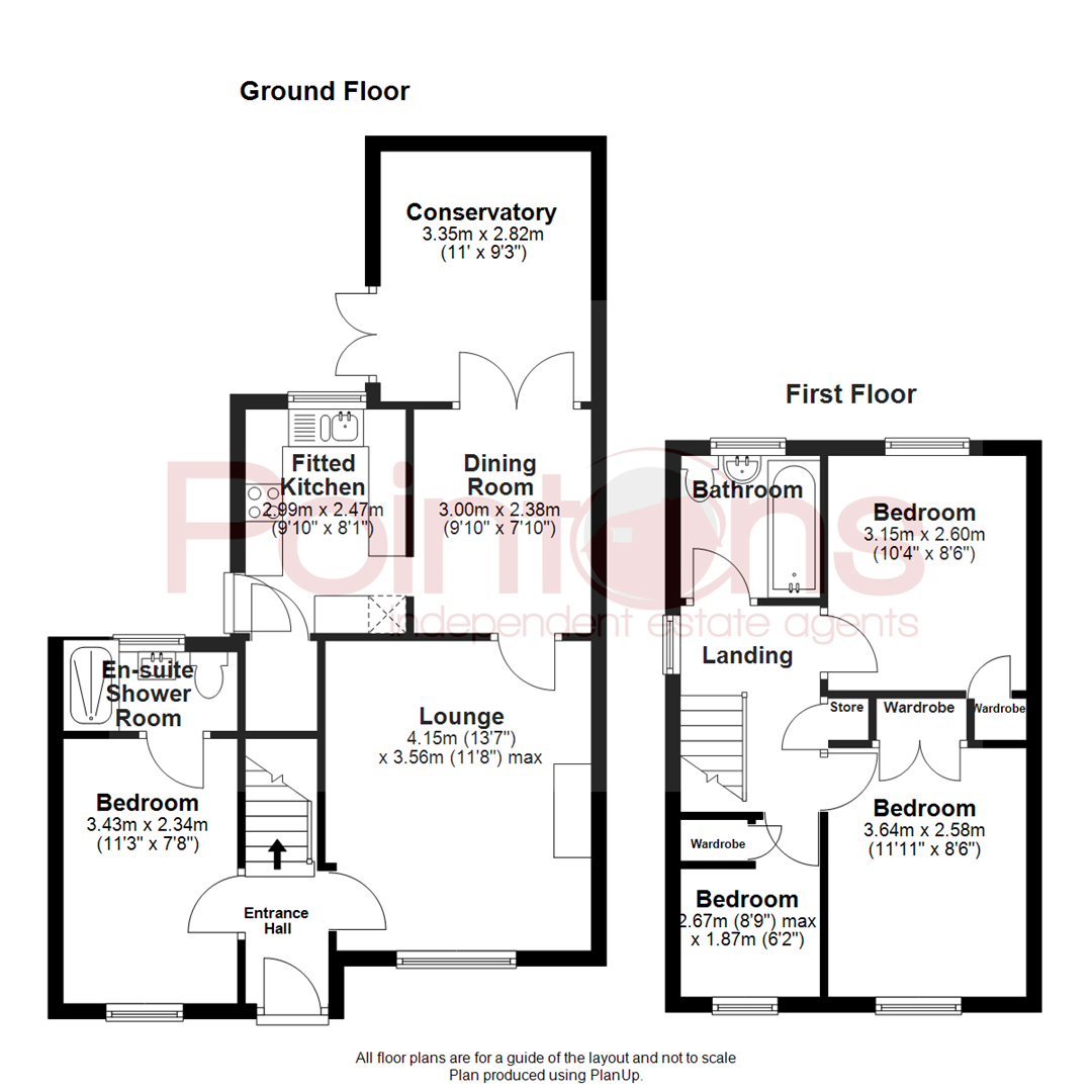 89, Orford Rise, Nuneaton floorplan