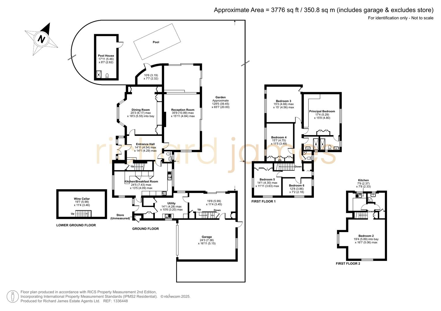 77, Allum Lane, Elstree floorplan