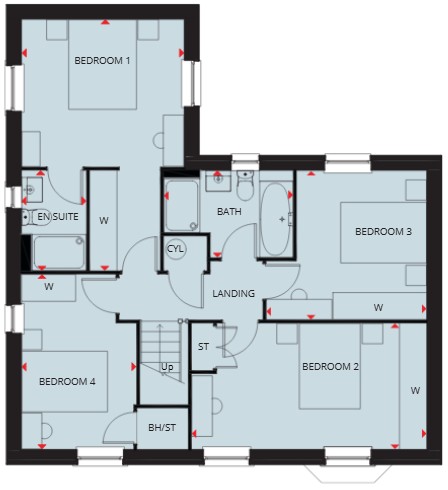 H879525, Tweed Street, Lubbesthorpe, Leicester floorplan