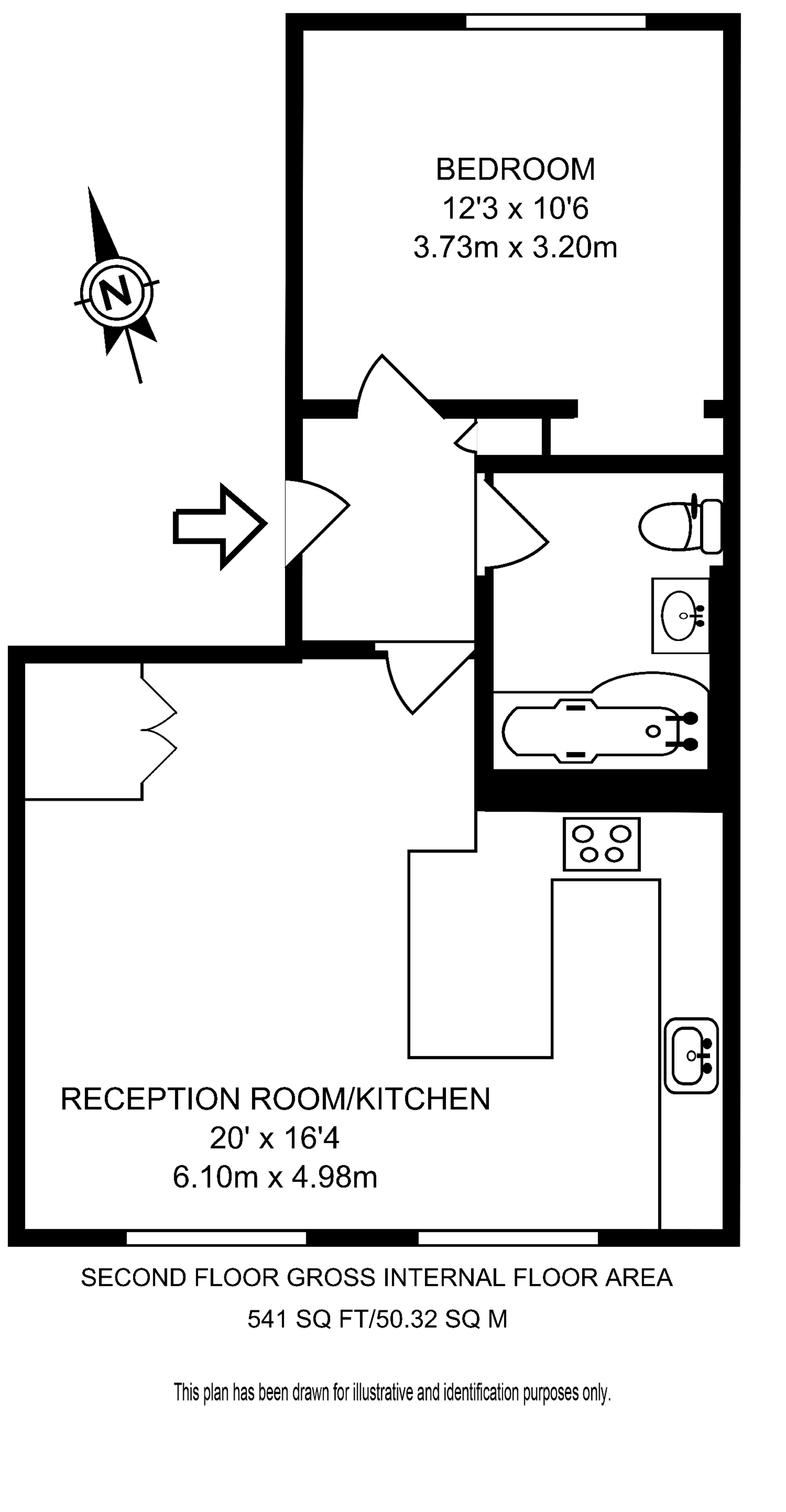Porchester Square, Bayswater floorplan