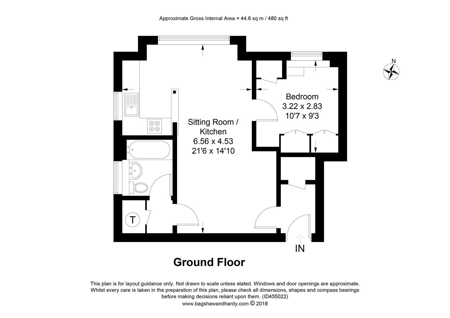 18 Griffin Court, Griffin Way, Great Bookham floorplan