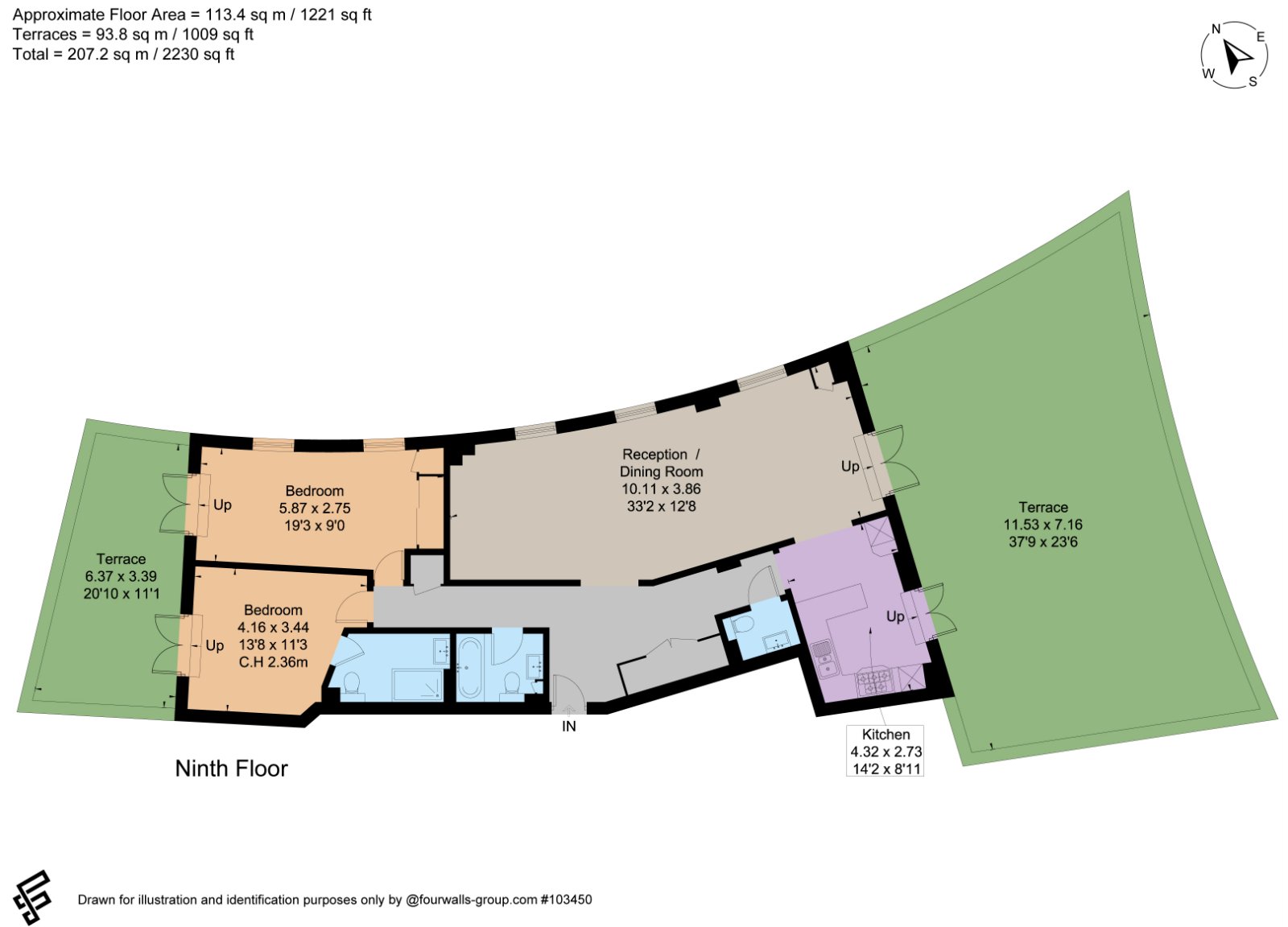 Apartment 99, Elizabeth Court, 1, Palgrave Gardens, London floorplan