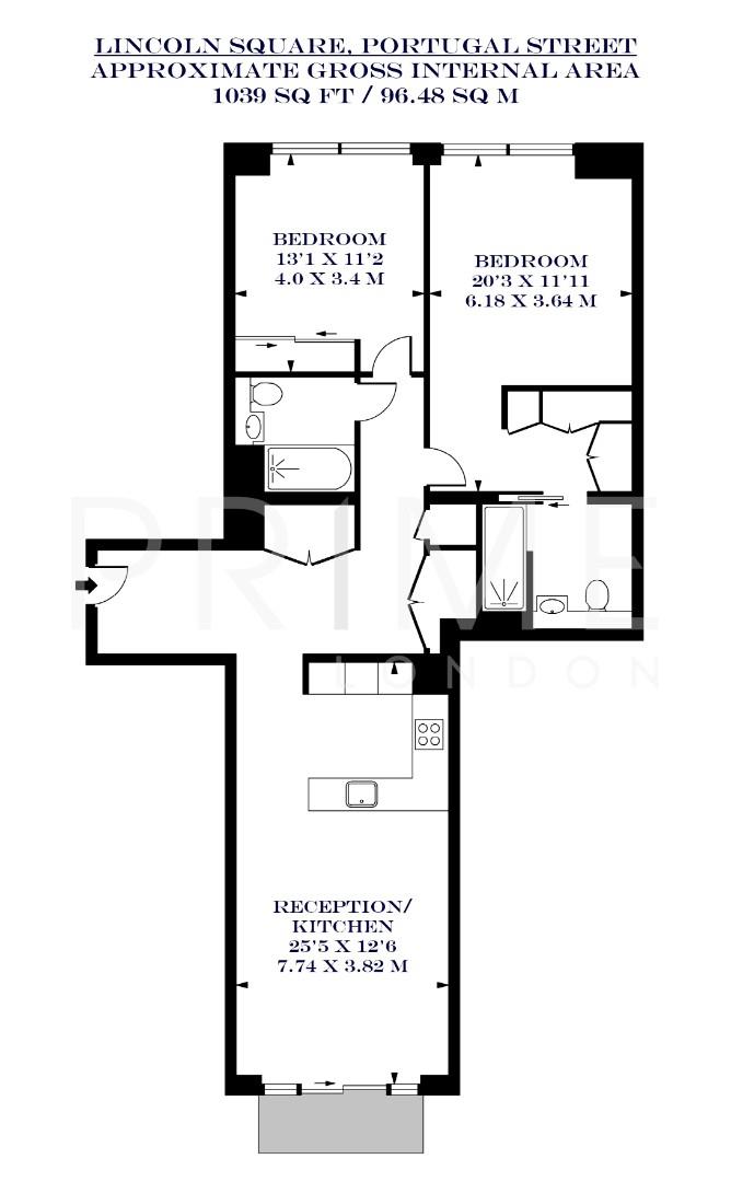 N503, Lincoln Square, Holborn floorplan