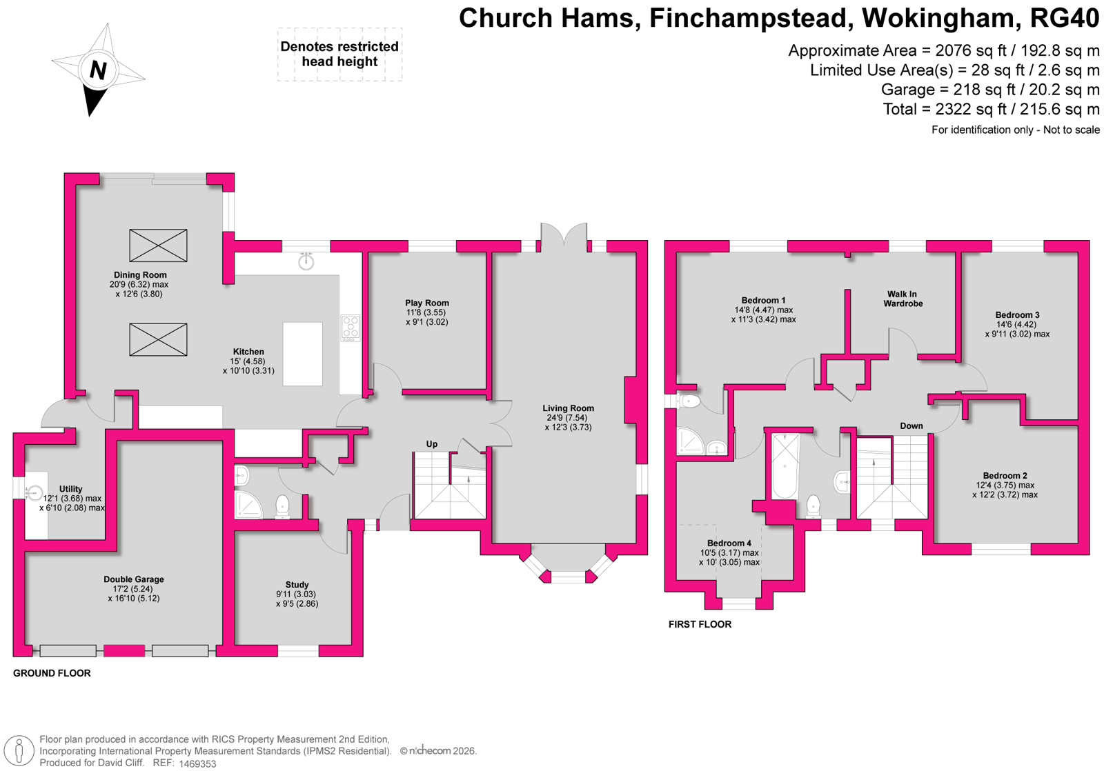 18, Church Hams, Wokingham floorplan