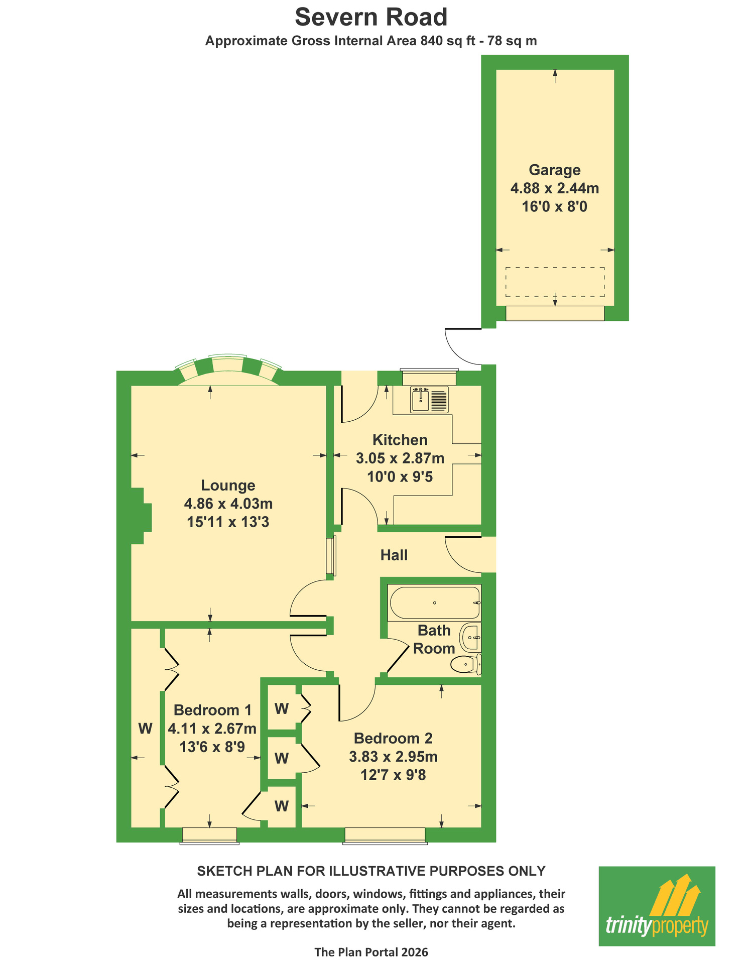 19 Severn Road, Stourbridge floorplan