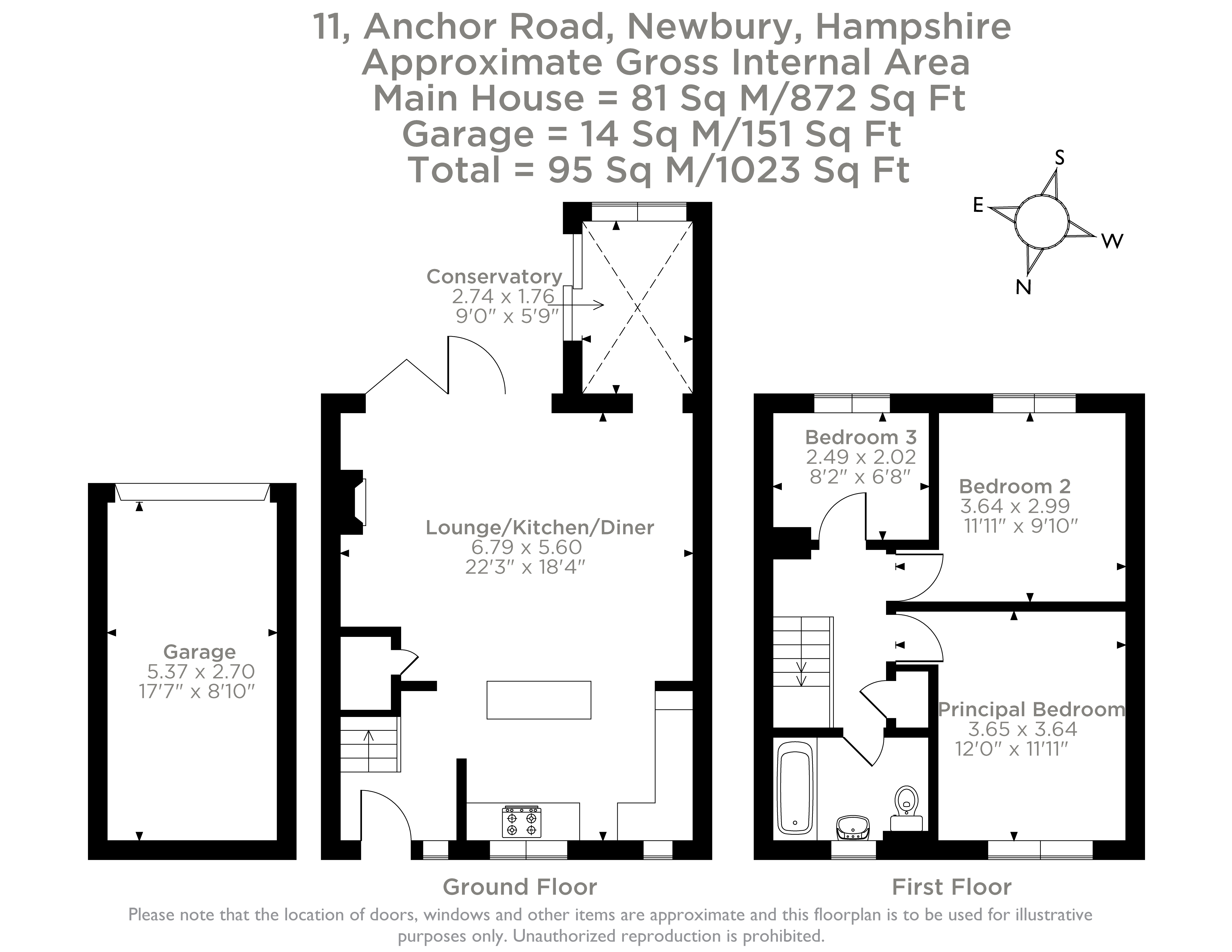 11, Anchor Road, Newbury floorplan