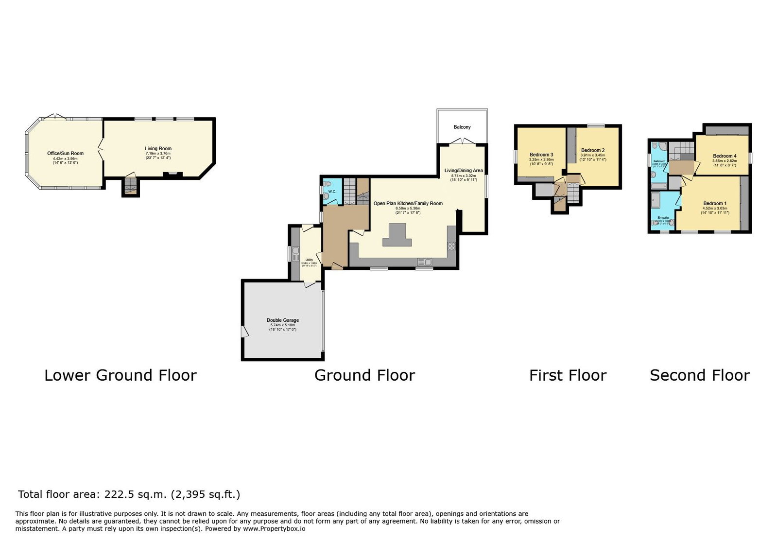 4, Wellgate, Carlisle floorplan