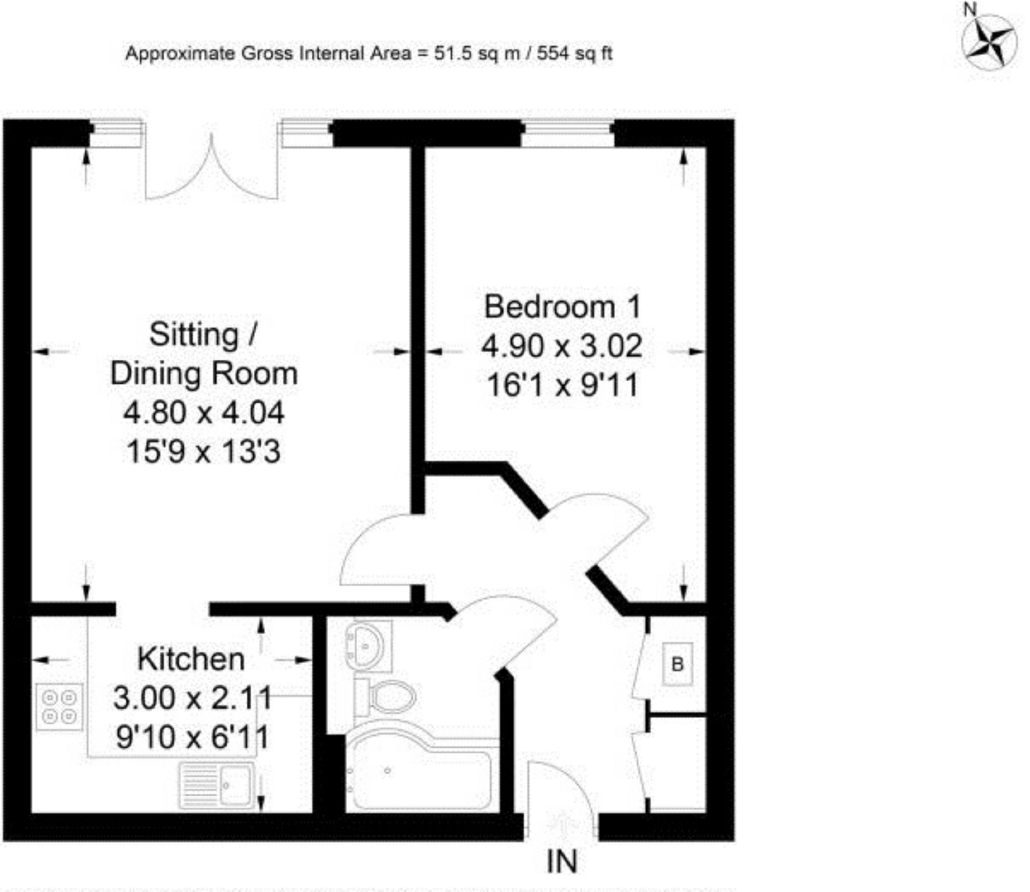 1 Bedrooms Flat for sale in Turner Court, Berkhamsted, Herts HP4