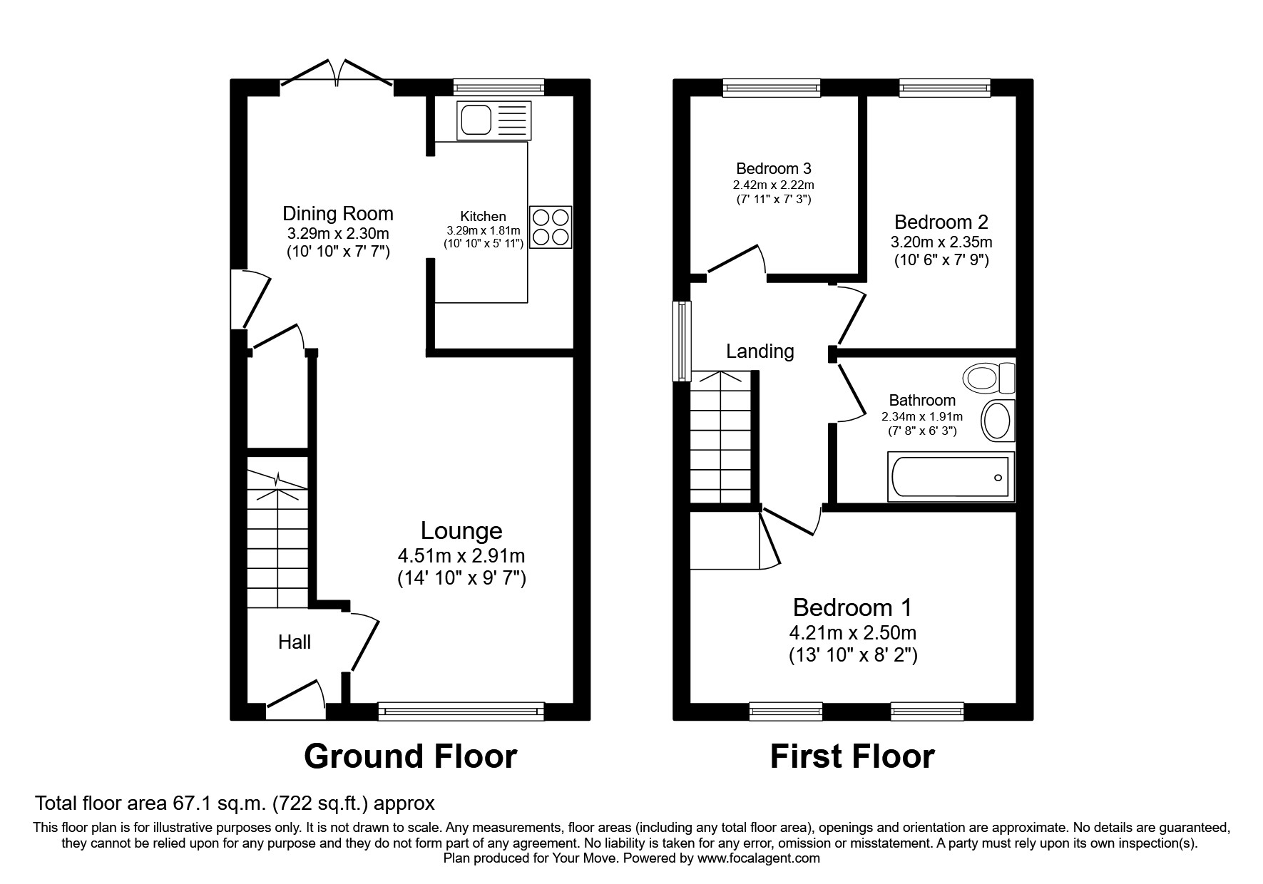 36, Canterbury Drive, Wolverhampton floorplan
