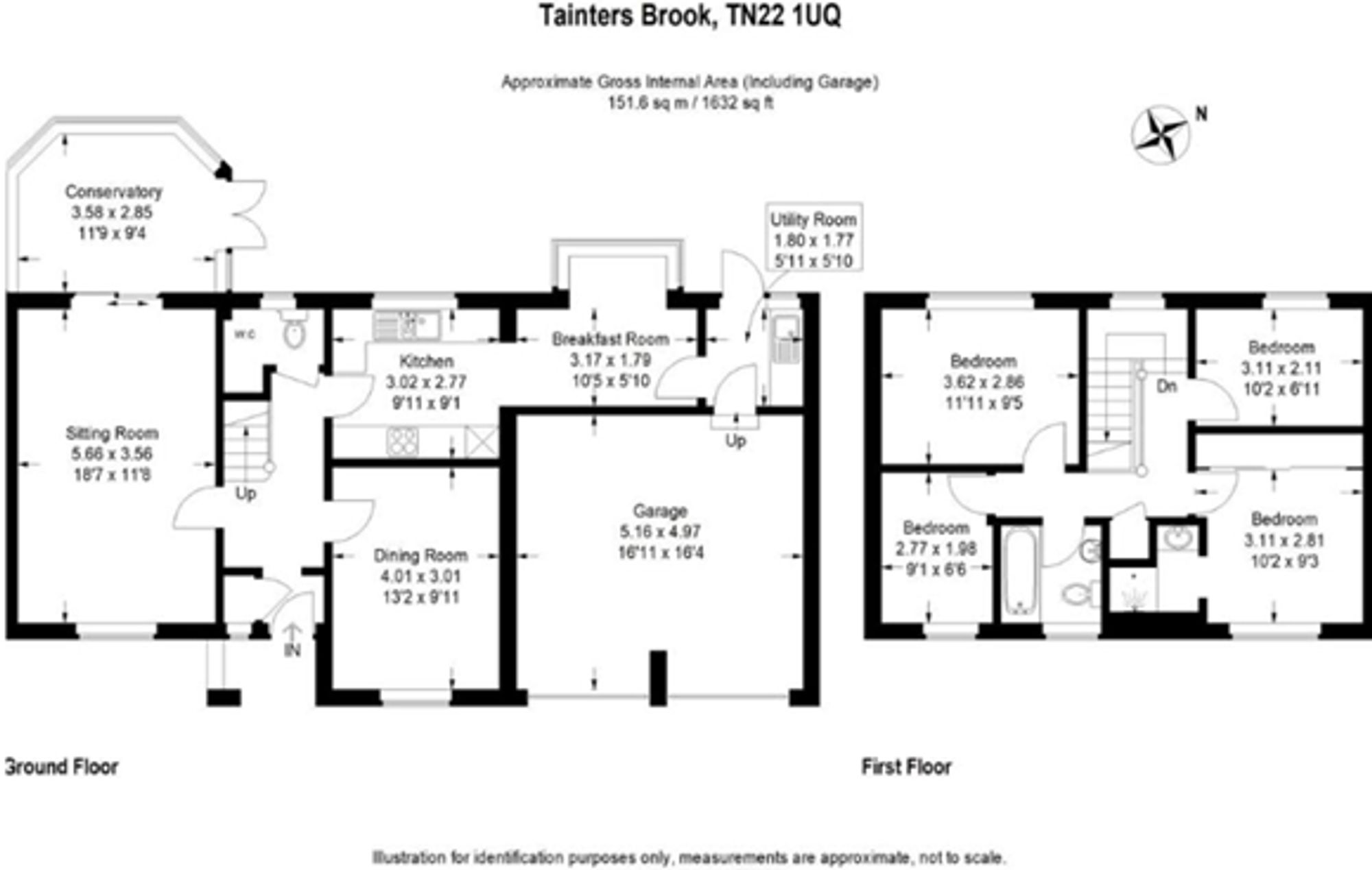 21, Tainters Brook, Uckfield, TN22 floorplan