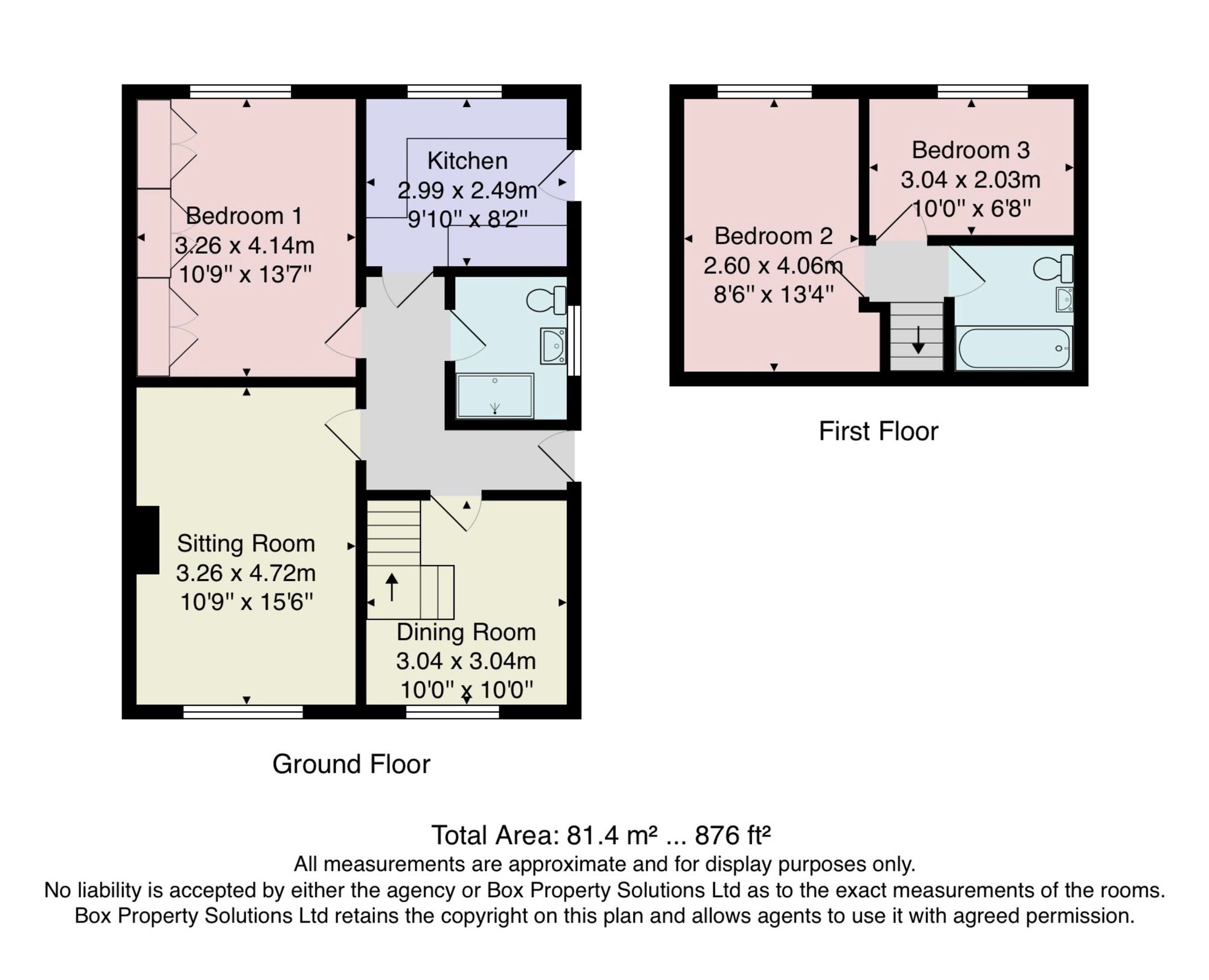 93 Beckwith Road, Harrogate floorplan