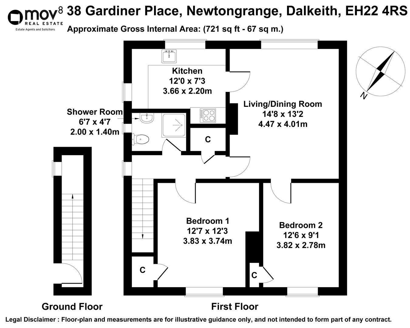 38, Gardiner Place, Dalkeith floorplan