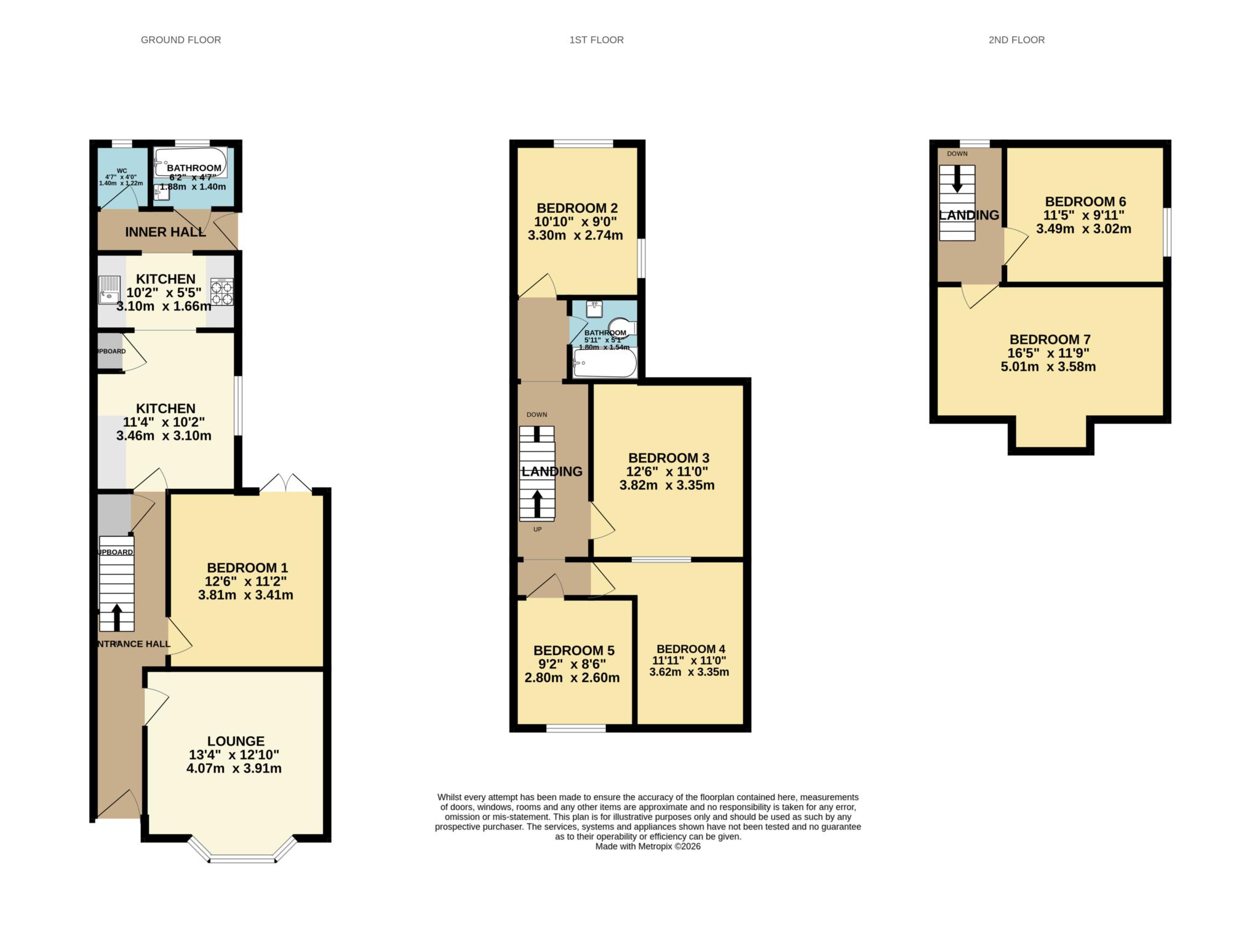 36, Erleigh Road, Reading floorplan