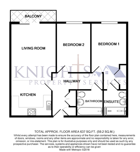 2 Bedrooms Flat to rent in The Courtyard, Camberley GU15