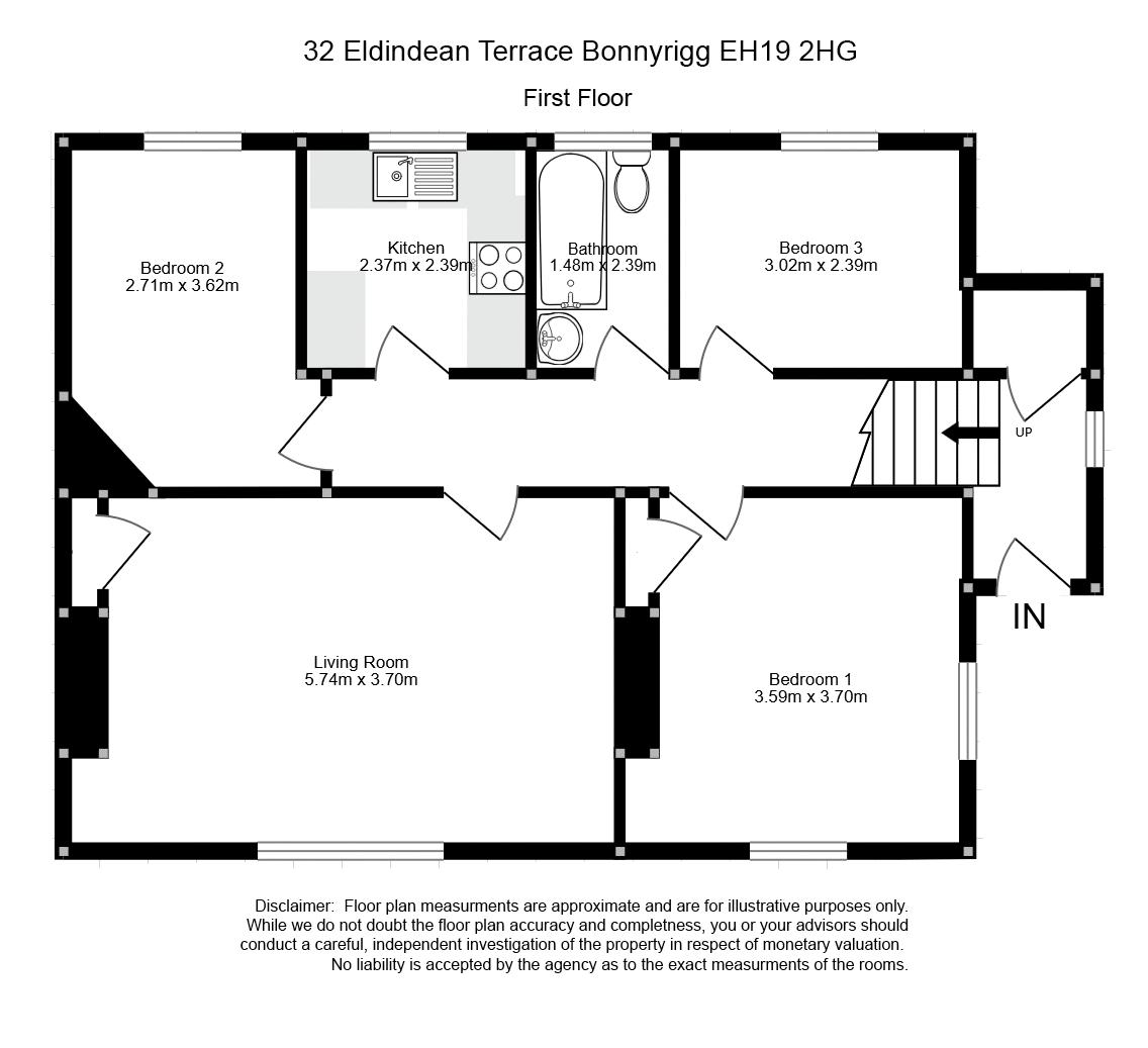 32, Eldindean Terrace, Bonnyrigg floorplan