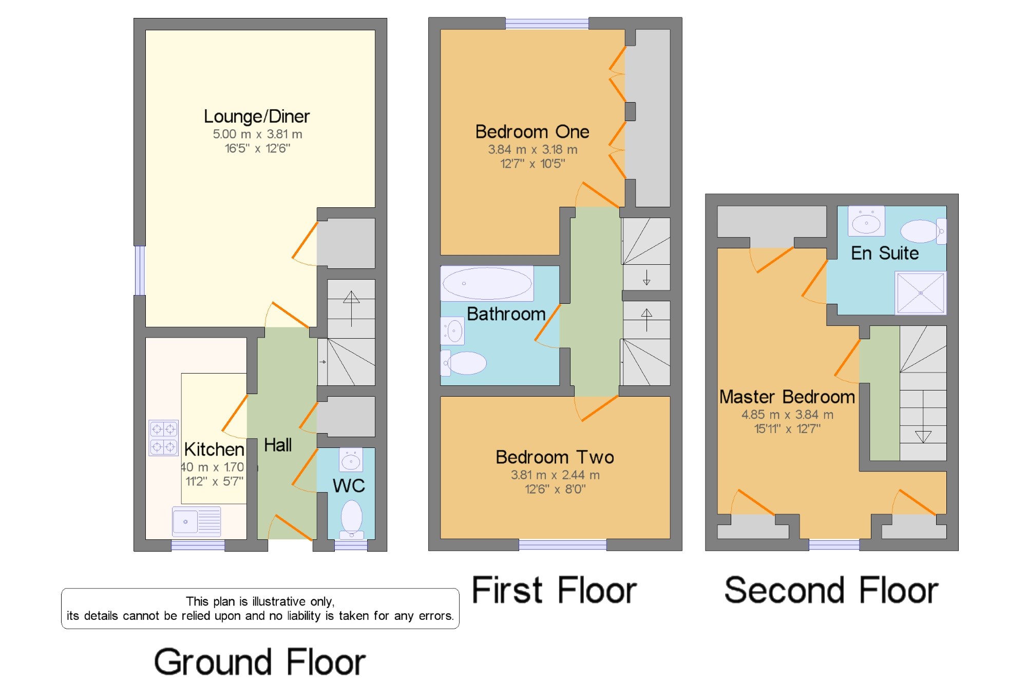 3 Bedrooms Terraced house for sale in Oast View Terrace, Mierscourt Road, Rainham, Gillingham ME8