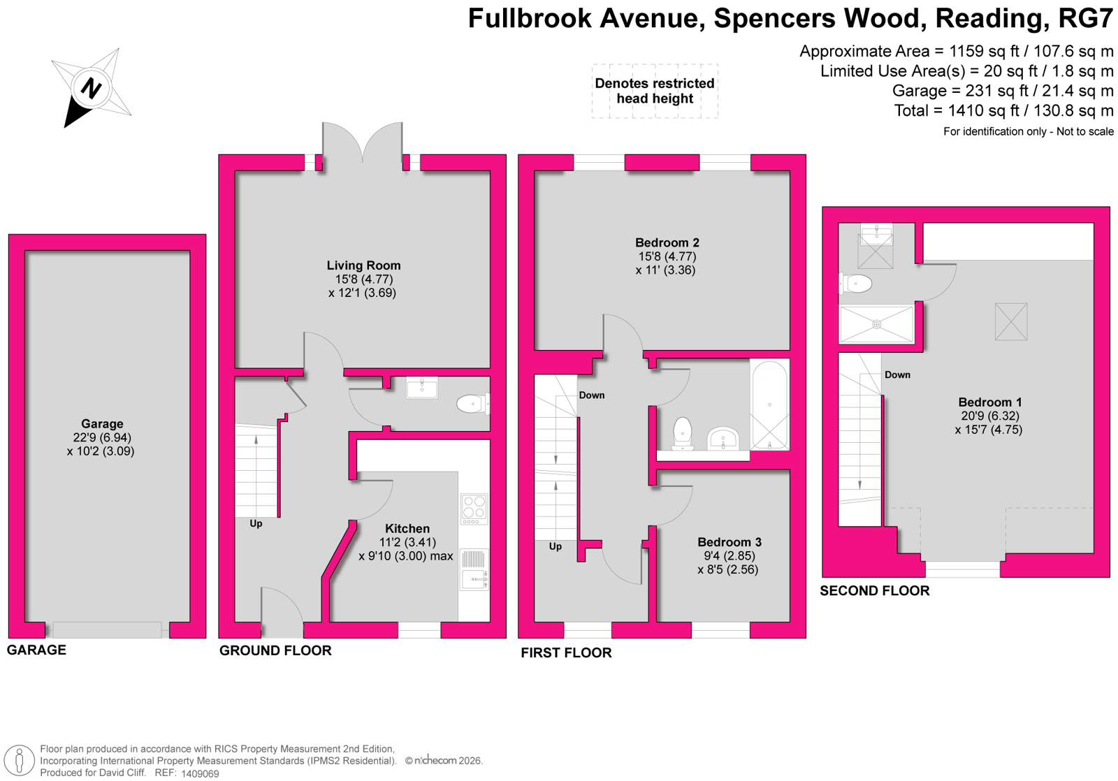 153, Fullbrook Avenue, Reading floorplan