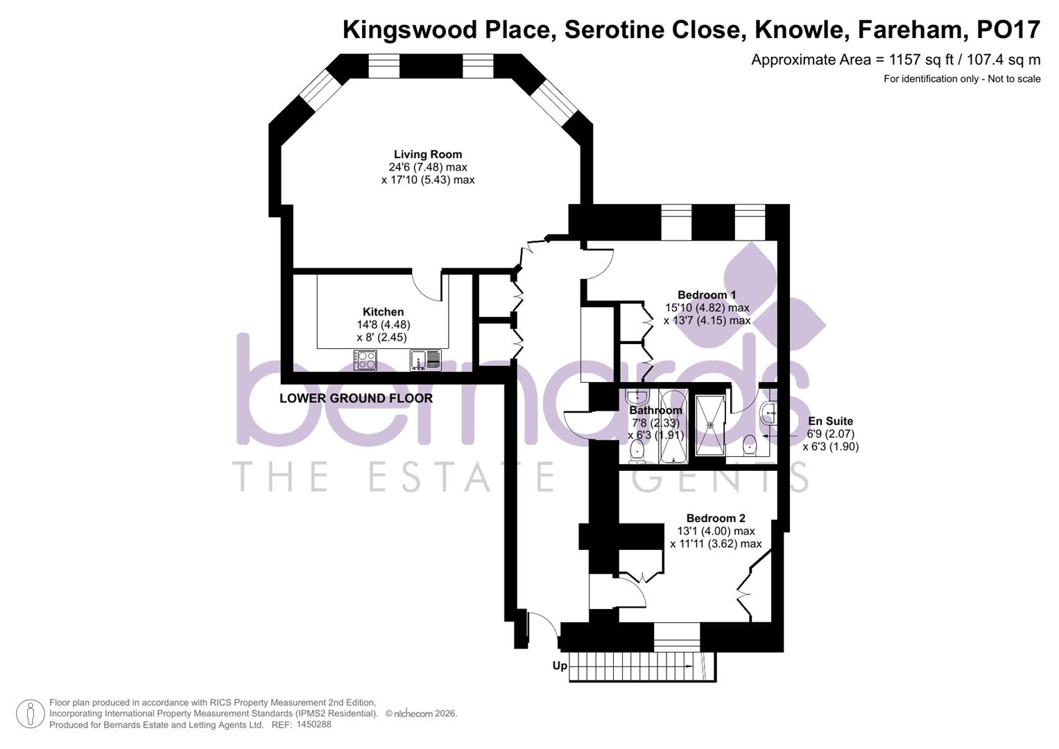 14, Kingswood Place, Fareham floorplan