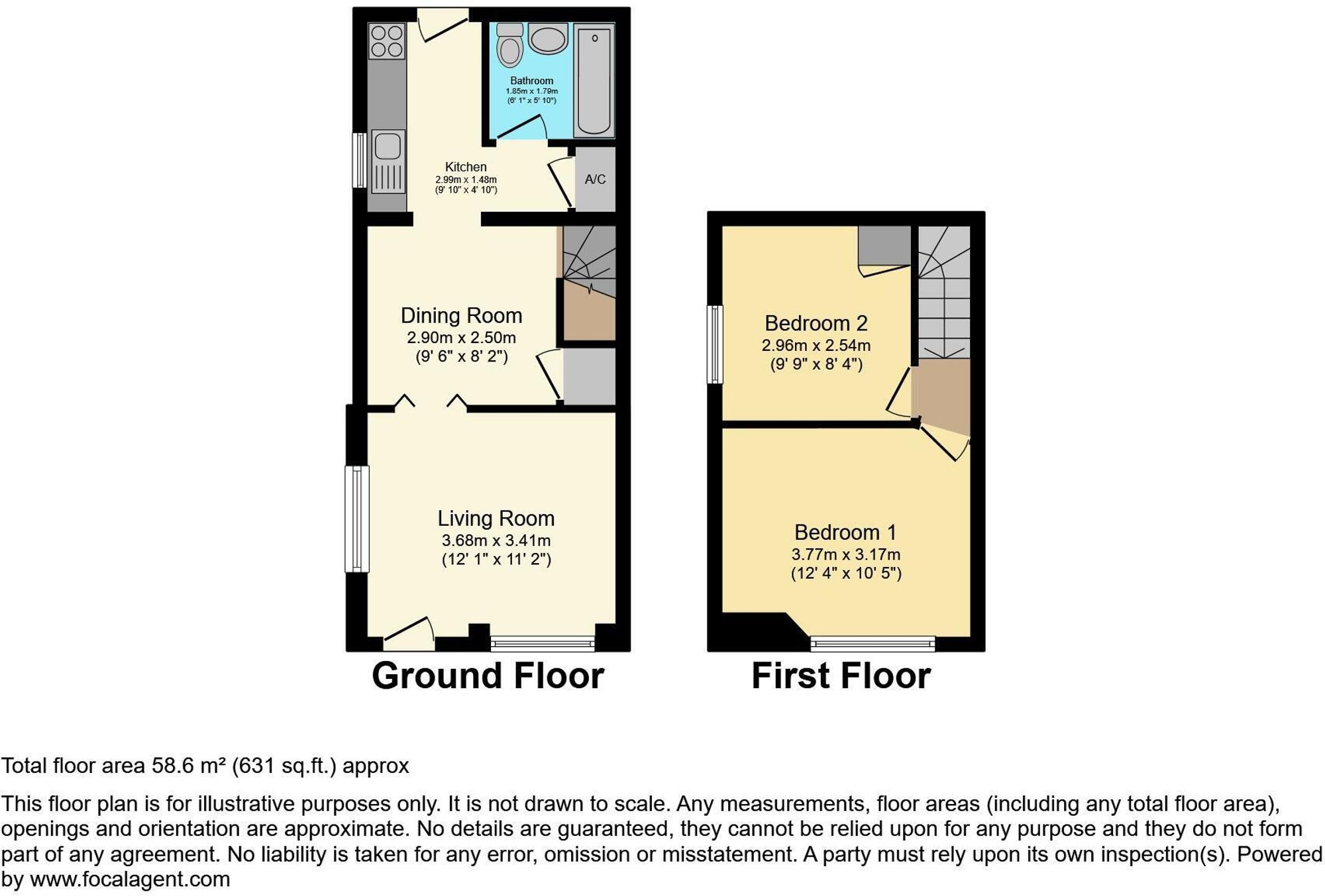 5 Fore Street, Falmouth floorplan