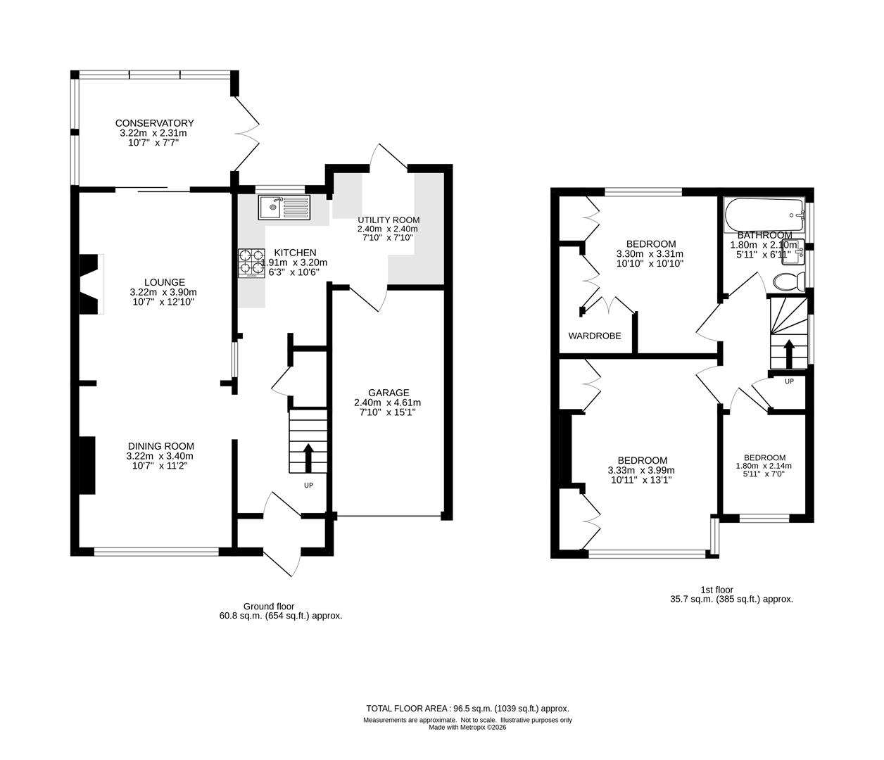 Temple Way, Sutton floorplan
