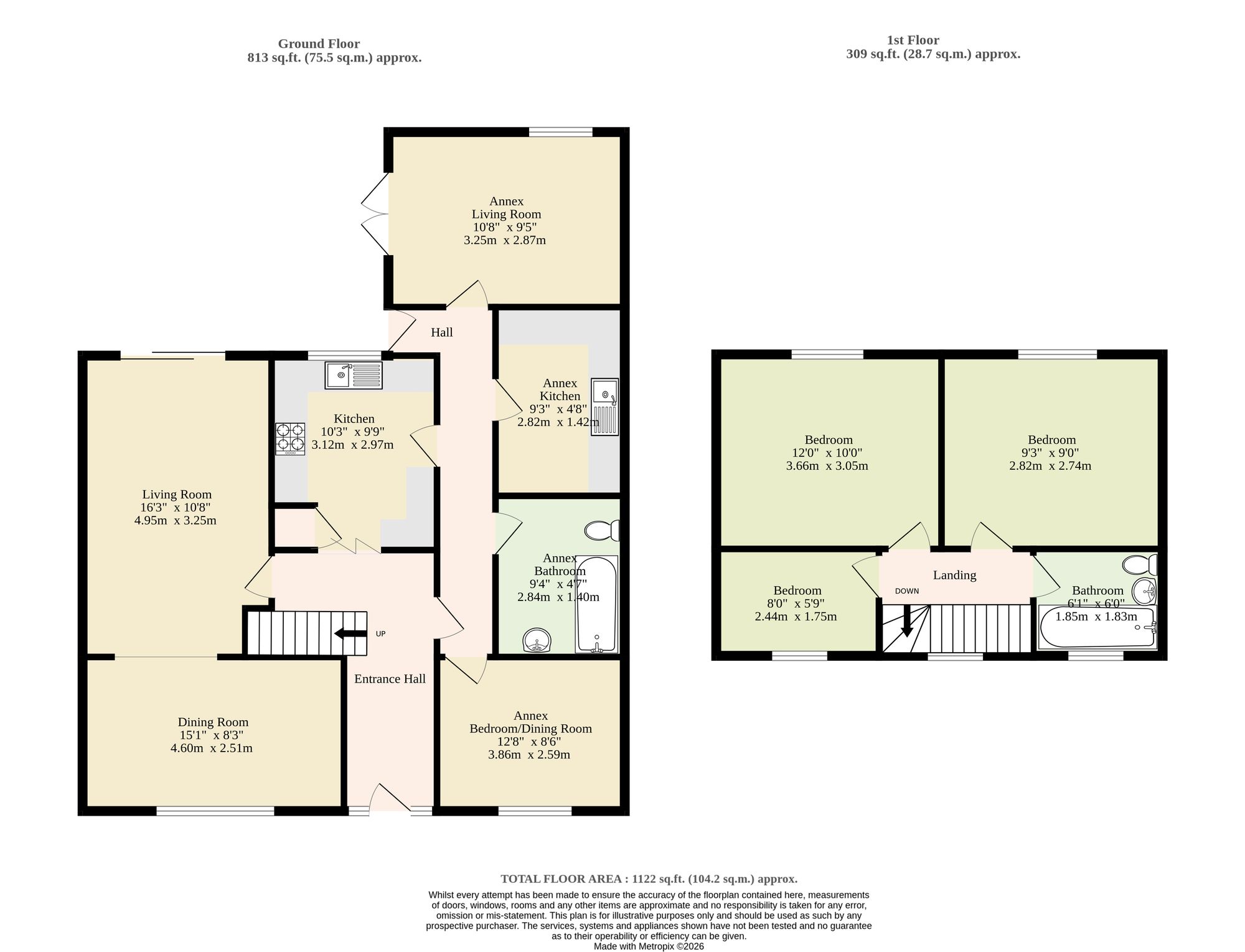 52 Conrad Road, Lowestoft floorplan