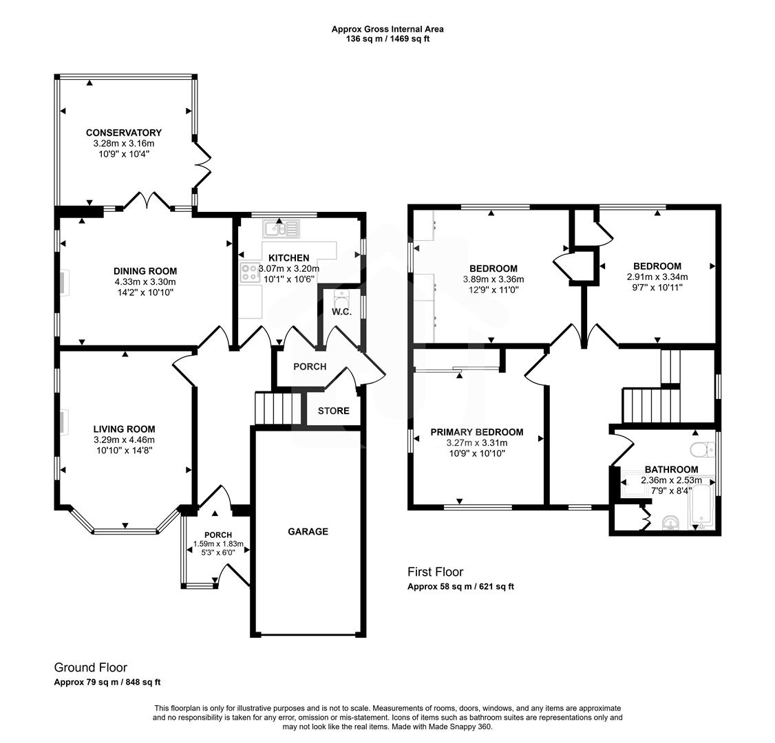 122, Cropston Road, Anstey floorplan