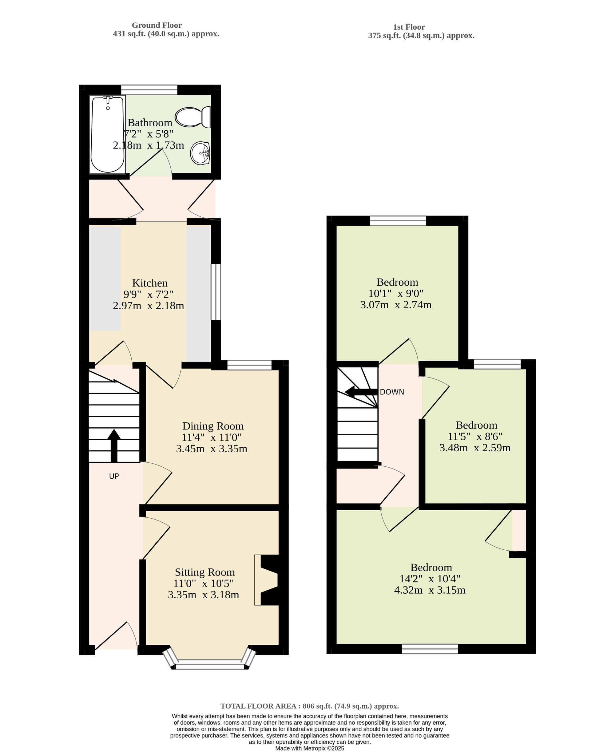 22 Bridge Road, Lowestoft floorplan