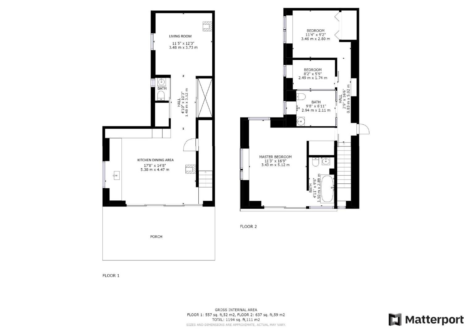 The Sandy Feet Retreat, Creek Cottage, Anderby Creek, Skegness floorplan