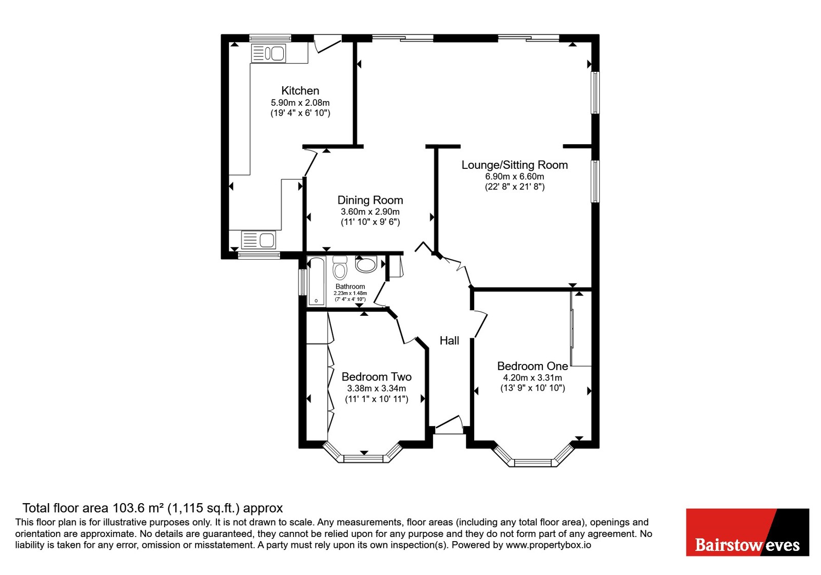 112, Valley Road, Kenley floorplan