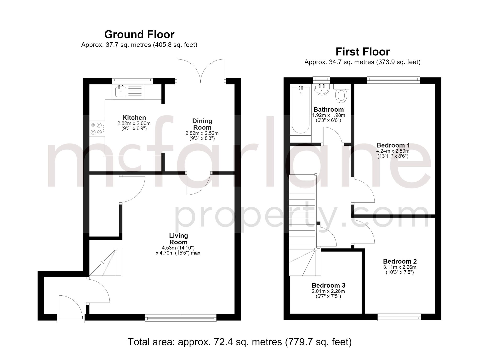 17 Catmint Close, Swindon floorplan
