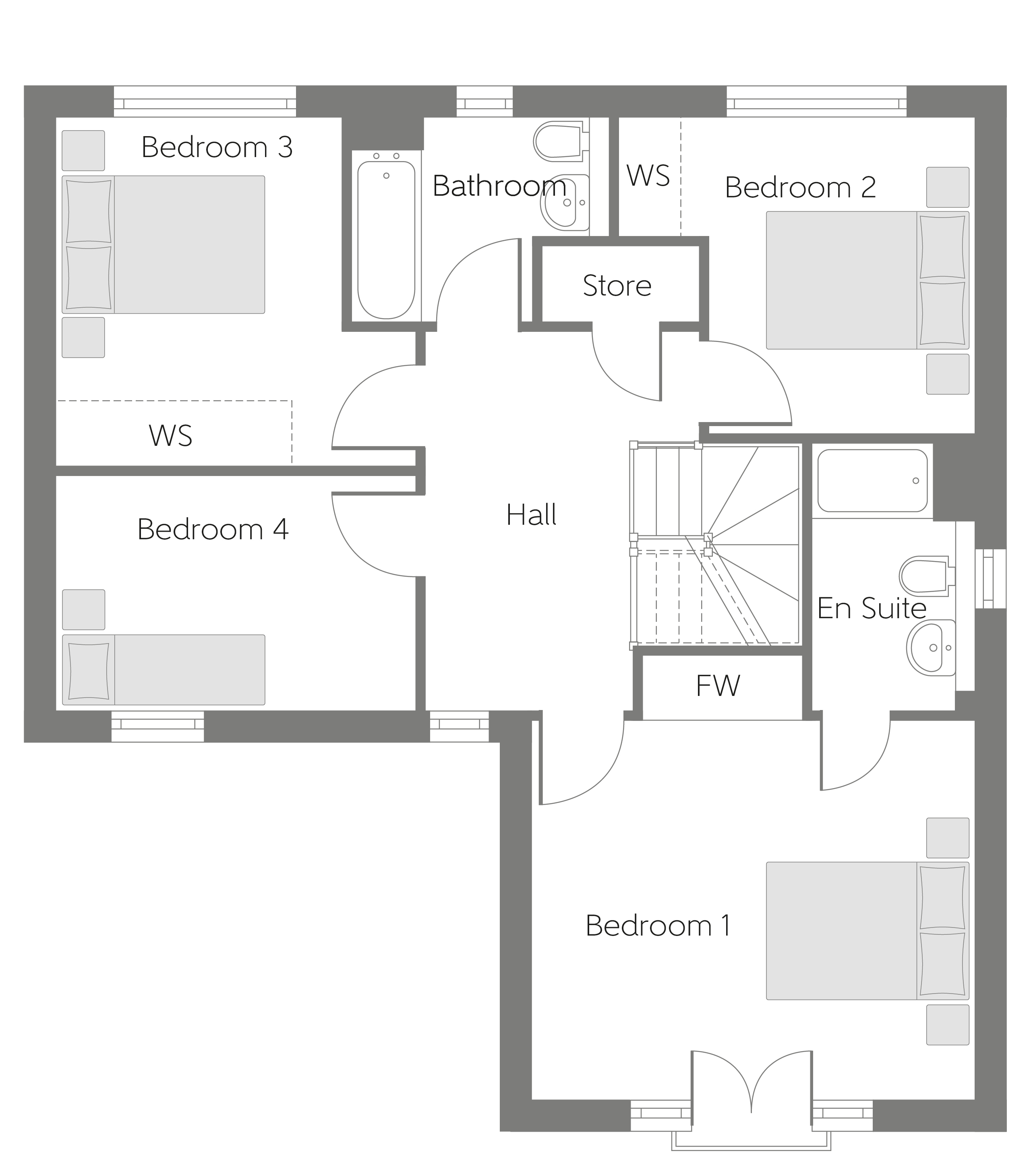 401, Lochend Road, Gartcosh floorplan