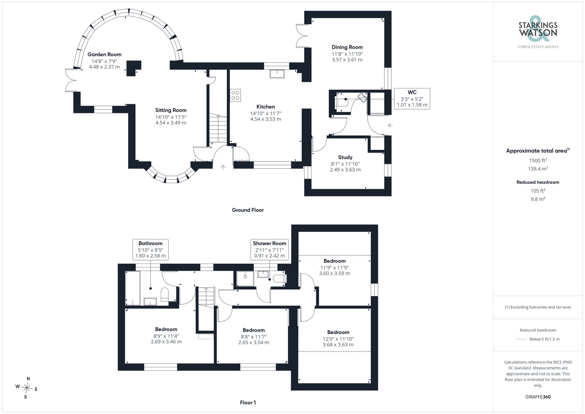 1 Webster Close, Norwich floorplan