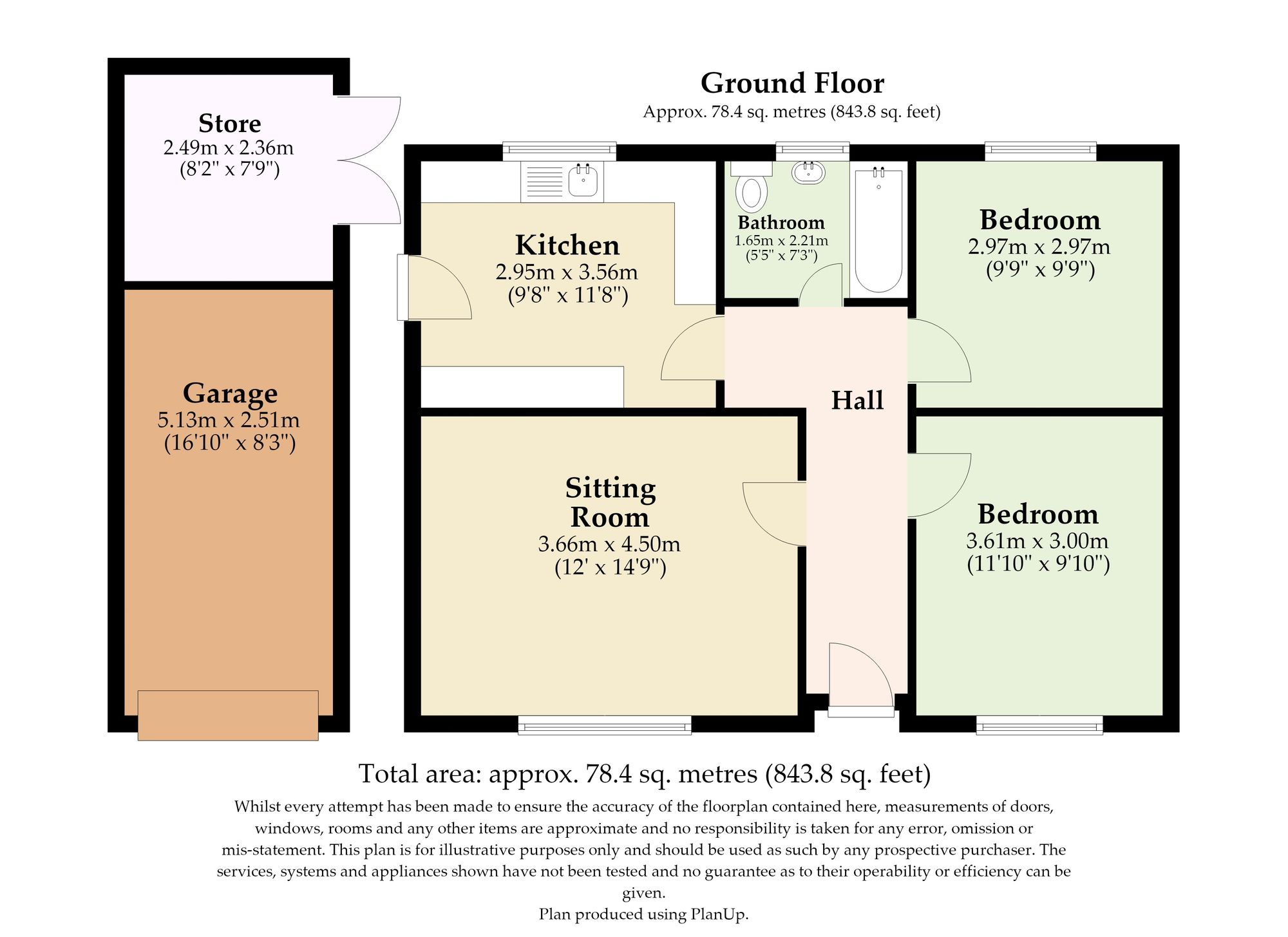 50 Millfield, Thetford floorplan