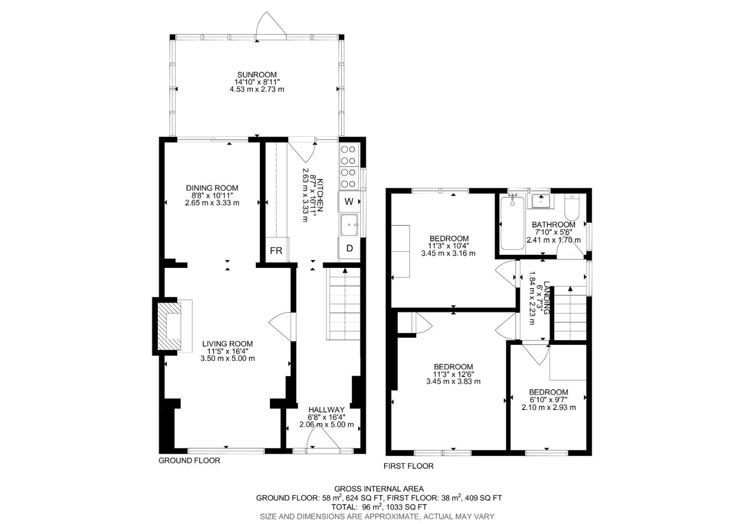 34, Rochford Avenue, Waltham Abbey floorplan