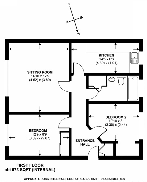 2 Bedrooms Flat for sale in Woking, Surrey GU22
